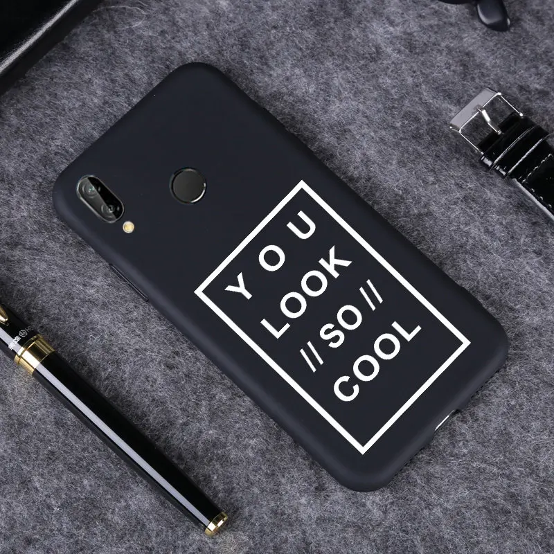 J &amp R черный простой матовый чехол для телефона Lenovo Z5 Z 5 с забавной надписью L78011 6 2