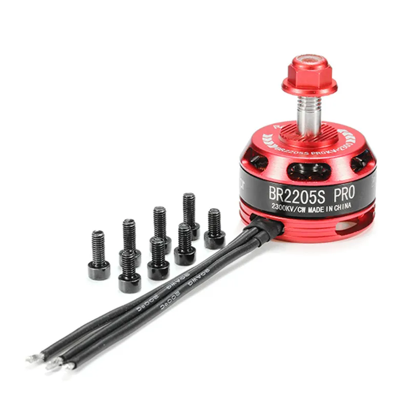 4 шт. Racerstar Racing Edition 2205 BR2205S PRO 2300KV 2 5S бесщеточный двигатель для X210 X220 250 FPV Racer RC Drone
