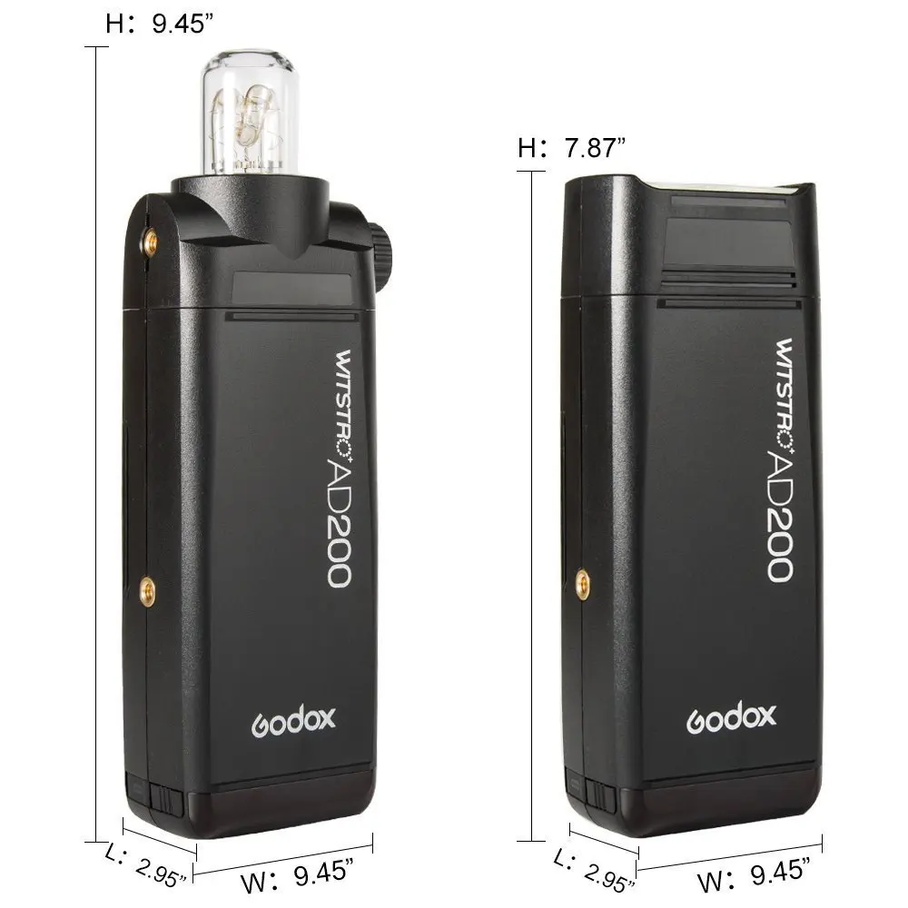 Godox AD200 200Ws 2 4G TTL вспышка стробоскоп 1/8000 HSS Беспроводная монолайт для покрытия 500