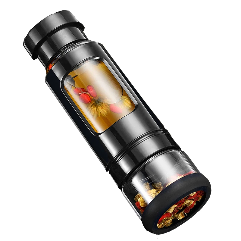Стеклянная бутылка для воды чайные Infusers с чайным контейнером белка лимона