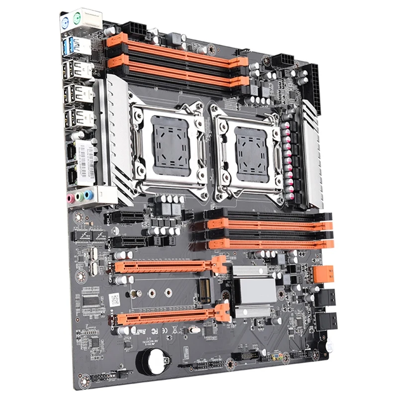 X79 двойной ЦП Lga2011 материнская плата Поддержка Intel E5 2689 2670 Ddr3 1333/1600/1866 МГц 256 ГБ M.2 Nvme