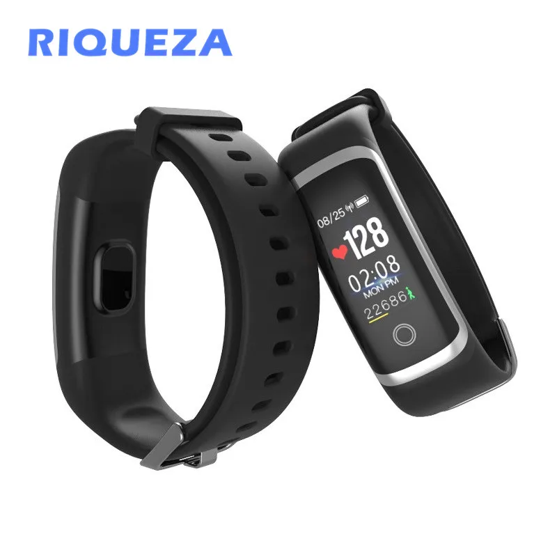 Умный Браслет RIQUEZA M4 монитор сна фитнес трекер напоминание о звонках сердечного