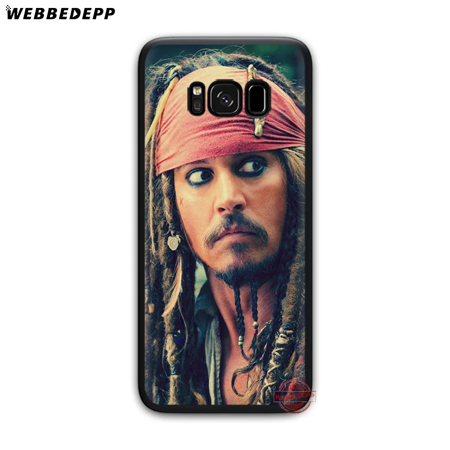 WEBBEDEPP мягкий чехол с капитаном Карибского моря Джеком Спарроу для Samsung A6 A7 A8 A9 J6 2018