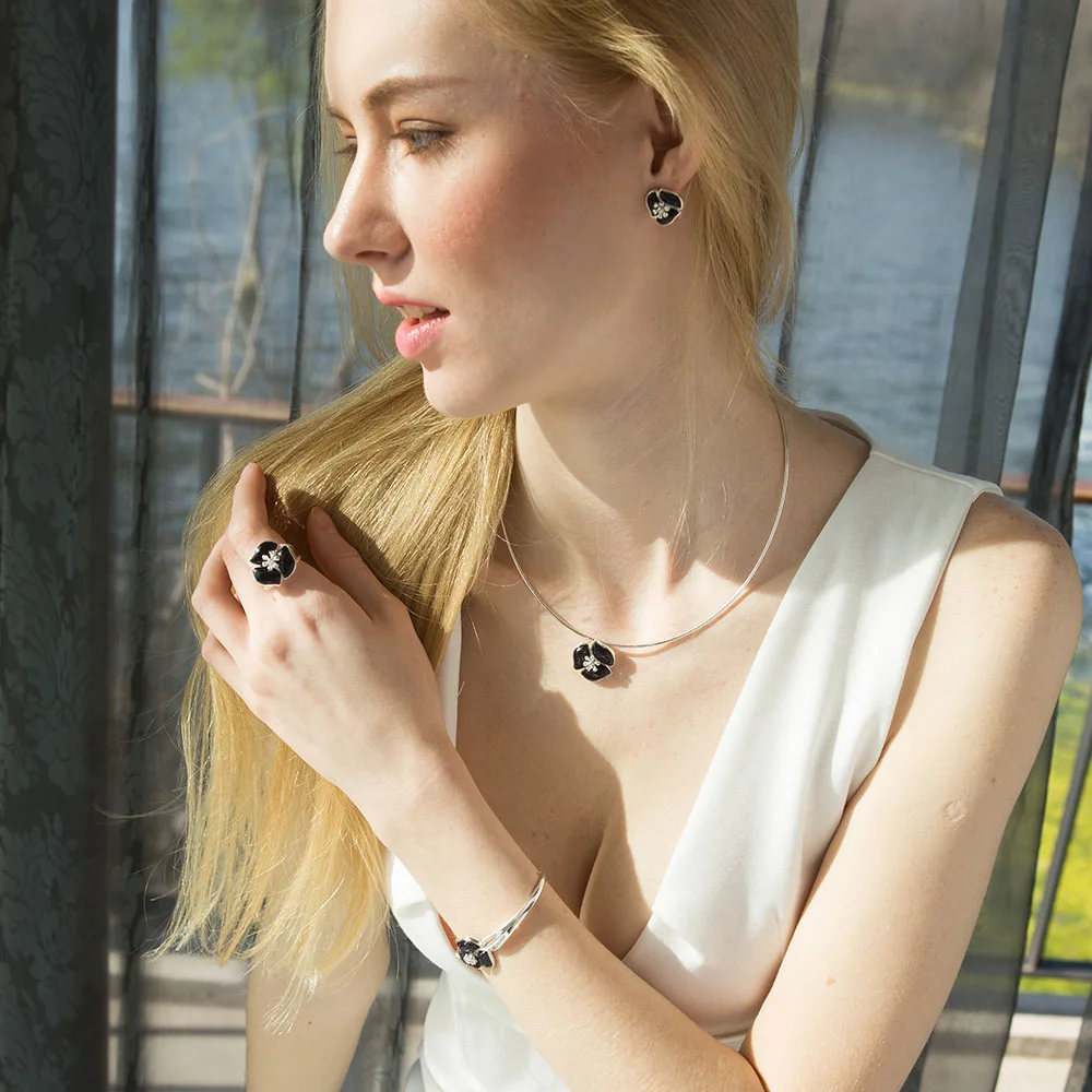 Женское Ожерелье чокер из серебра 925 пробы 12 78 г/20 мм * 20 мм|fine jewelry|jewelry necklacejewelry choker