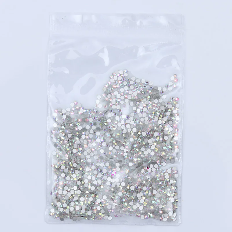 AB цветные Стразы для ногтей плоские задние разноцветные 3D DIY украшения