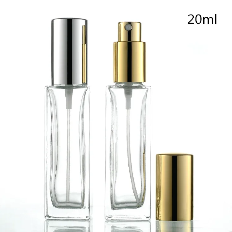 

15pcs 20ml Glass Glass perfume spray bottle 20cc quality perfume spray refillable spray perfume glass vial