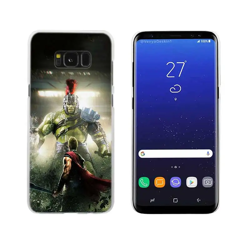 12 Прозрачный жесткий чехол Sheli The Incredible Hulk Note 10 9 pro для samsung Galaxy S4 S5 S6 S7 S8 S9 Plus Edge Mini s10 lite - Цвет: 12