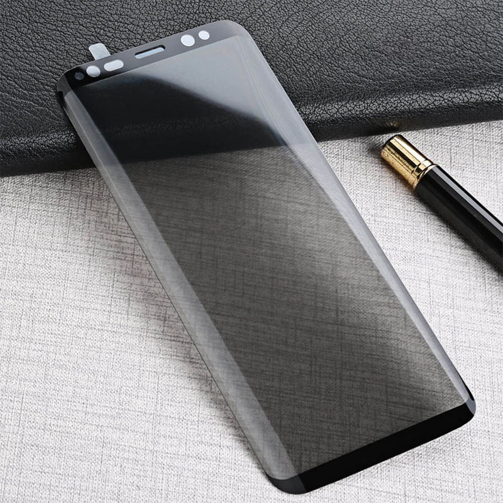 Закаленное стекло для Samsung Galaxy S8 S9 Plus Note 8 9 защита экрана с защитой от
