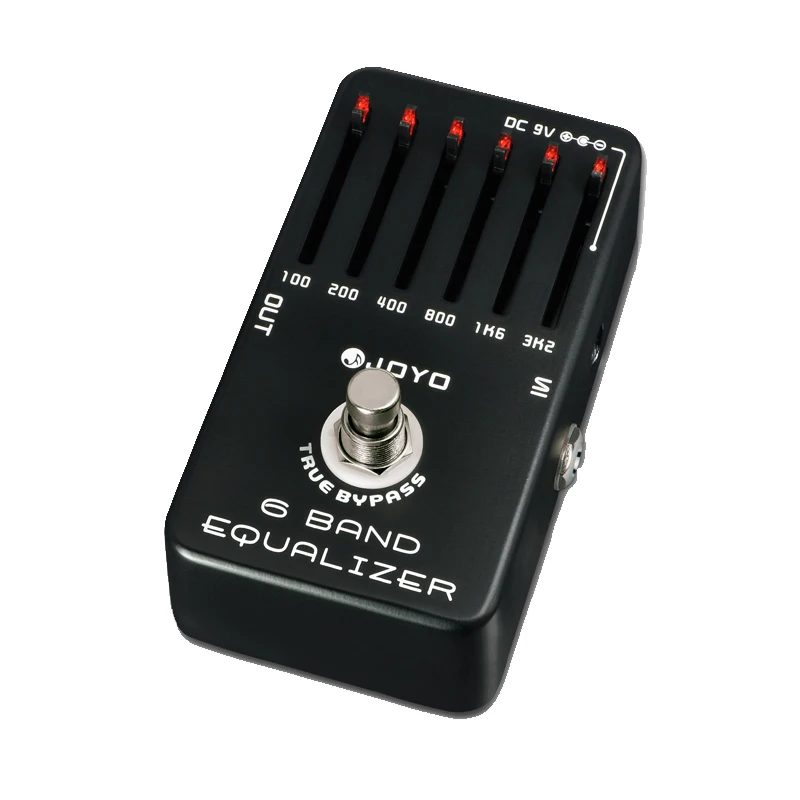 JOYO JF-11 6 полос гитары EQ педаль Эквалайзер для создания спецэффектов Stompbox