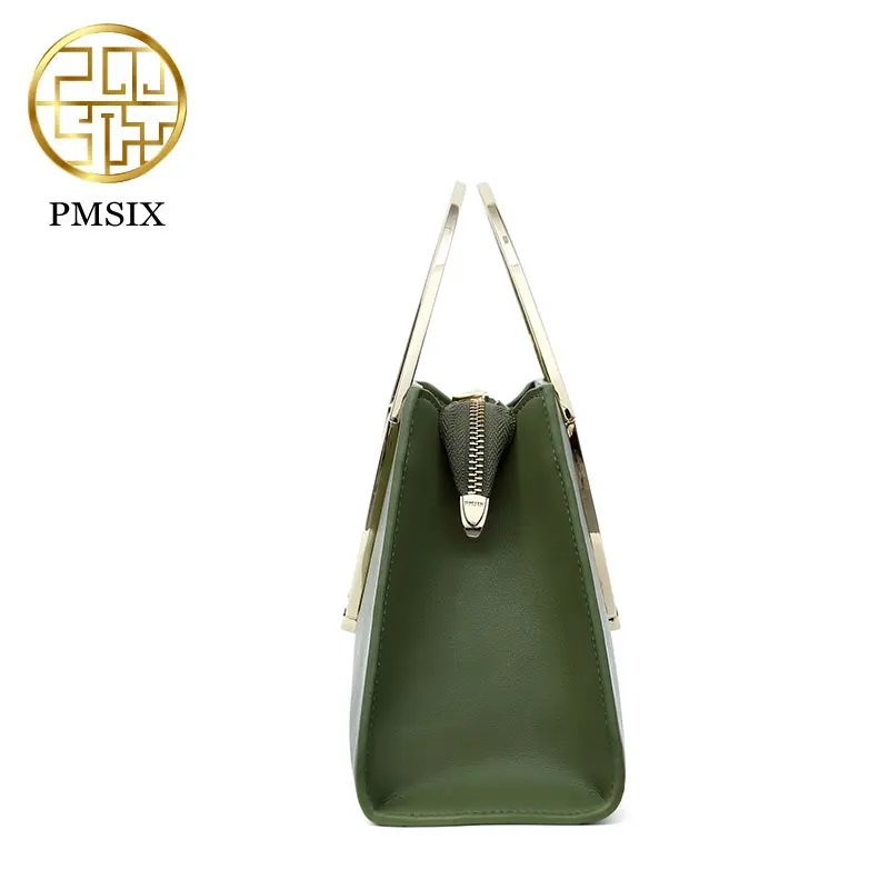 PMSIX New Simple Women Bag Chinese Style Art Fresh Crossbody Pure Color Female Handbags Green/Red/Light Pink P120049 | Багаж и сумки