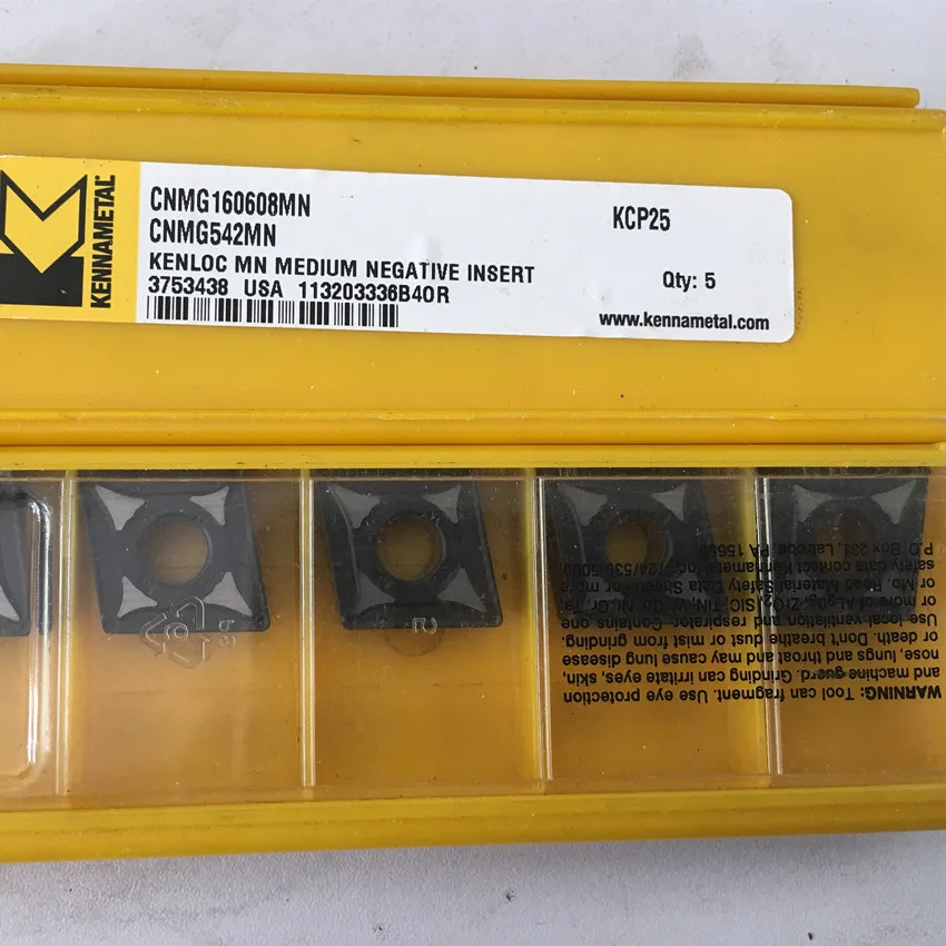 CNMG160608MN KCP25 CNMG542MN KCP25 5pcs/box New original cutting tool carbide insert for CNC (Xiaofen Wang)  $