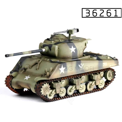Статические Весы Модель 1: 72 США М4 Шерман Танк модель готовая цветная модель танк Коллекция DIY - Цвет: Фиолетовый