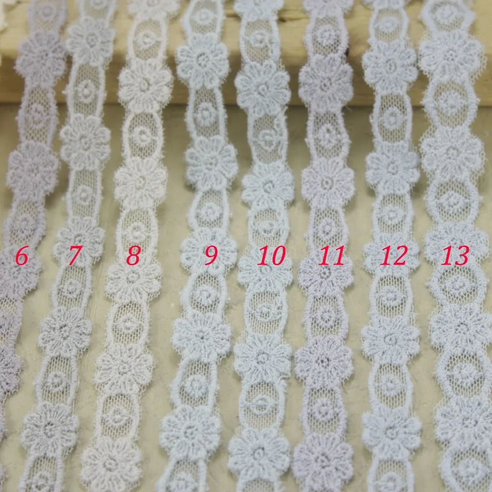 Акция 4 Ярда ширина 11 мм сетчатая Пряжа/сетка/марля вышитые кружева аксессуары|lace