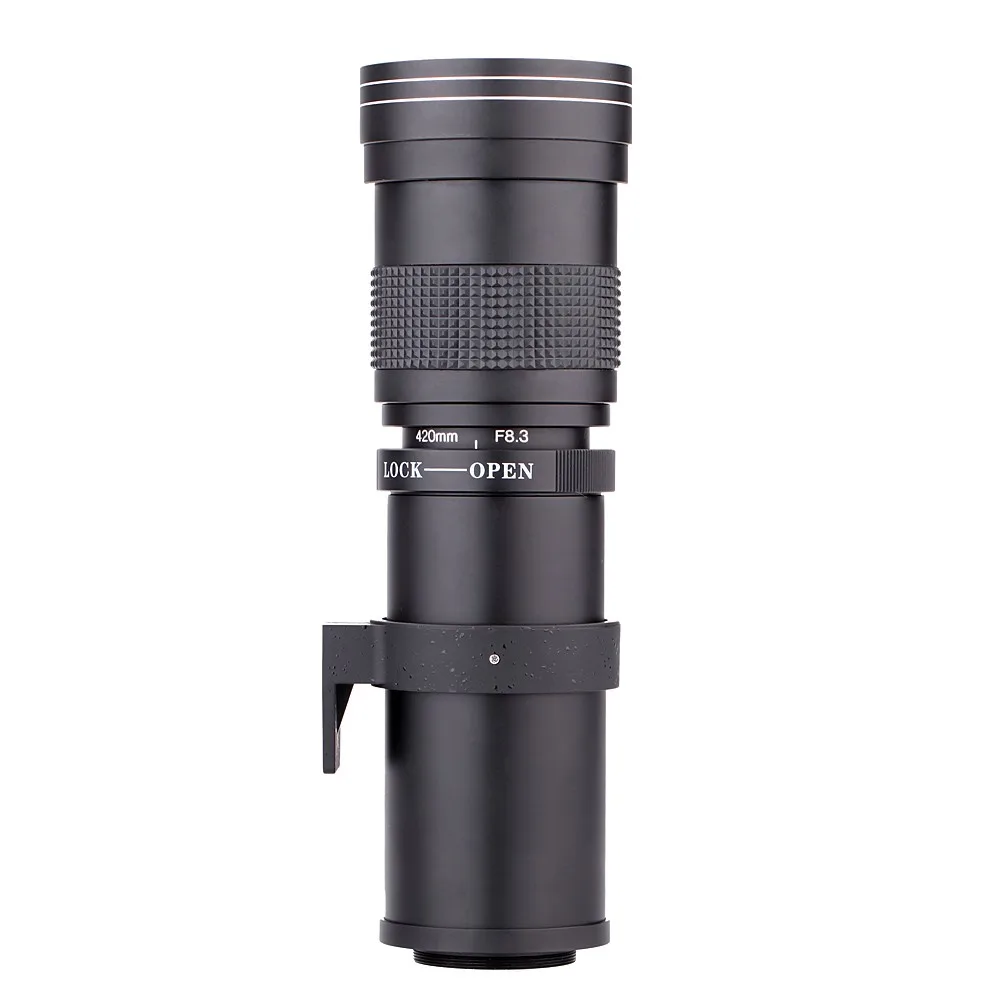 LightdowLightdow 420-800 мм F8.3-16 руководство к телефото зум-объектив+ T2-Nikon Т-образная оправа телескопического Кольцо адаптер для Nikon D5100 D5200 D7100 D3400