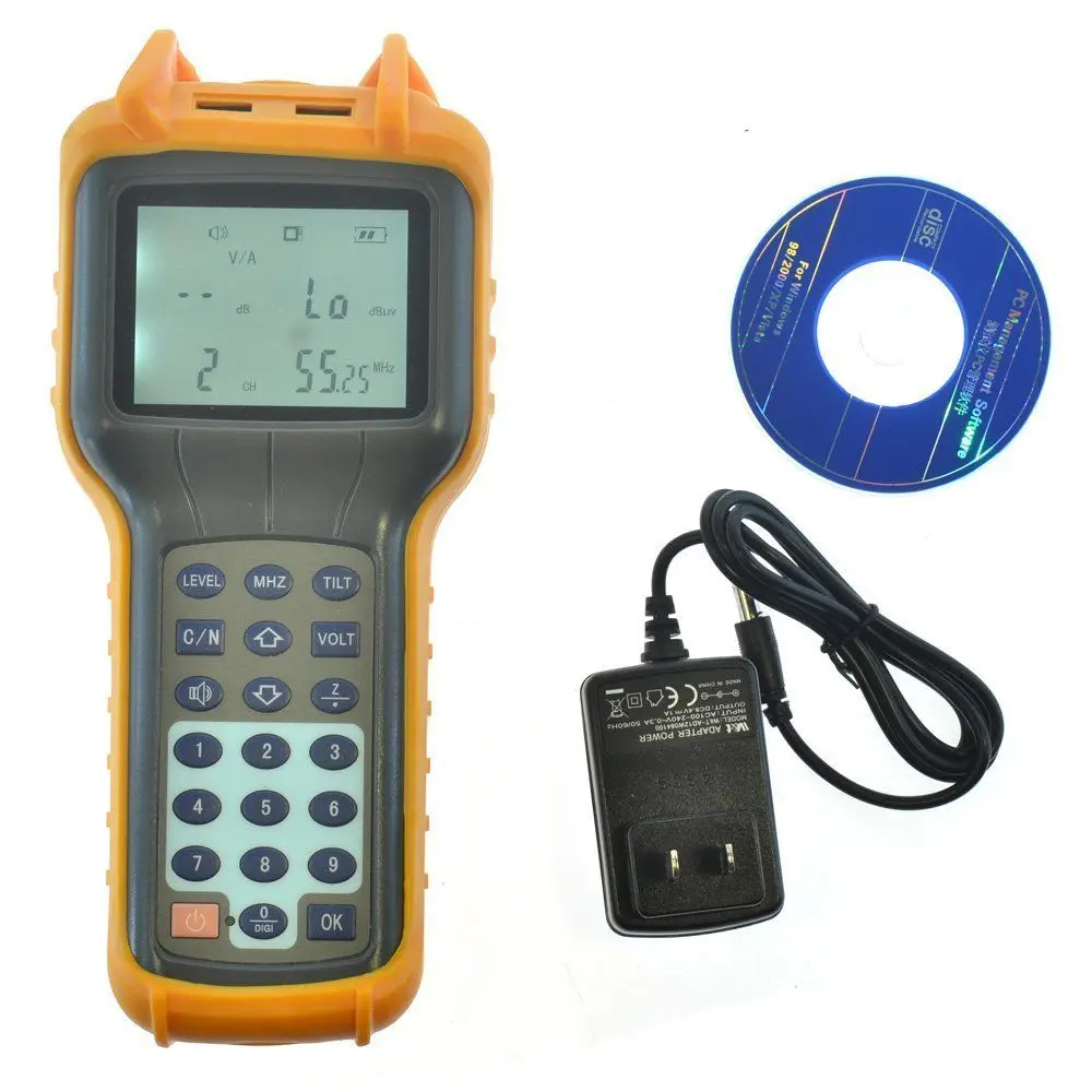 RY S110D CA TV Cable Handle цифровой измеритель уровня сигнала DB тестер 5 870 МГц|signal level meter|digital