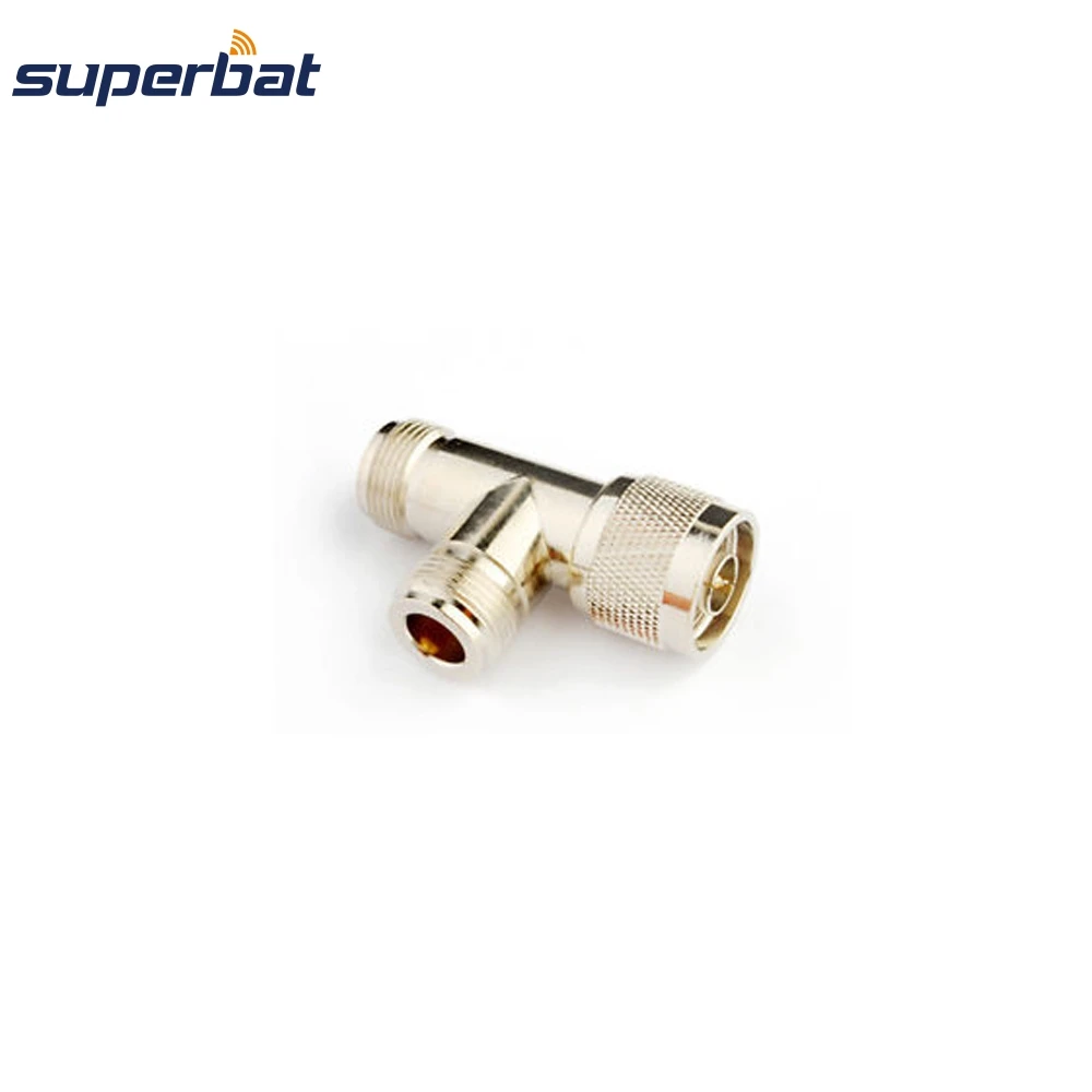 

Superbat 5pcs N Adapter N Male to 2 Female 3 way RF Coaxial Connector