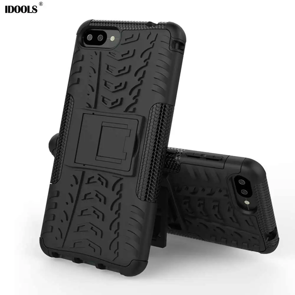 IDOOLS Phone Case for Asus Zenfone 4 Max ZC520KL 5.5'' Armor 2 in 1 PC Kickstand Hard Back Cover 520 Bags Cases |
