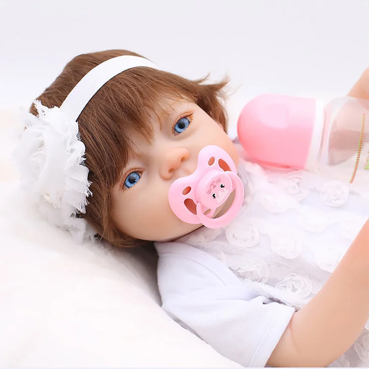 Реалистичная кукла новорожденная Sudoll ручной работы из мягкого силикона и винила