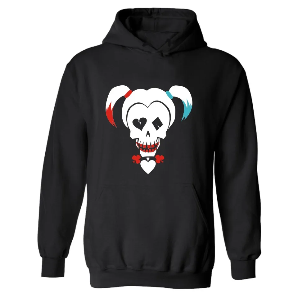 DC отряд самоубийц Харли Куинн с капюшоном Мужские XXXL толстовки в супер герой