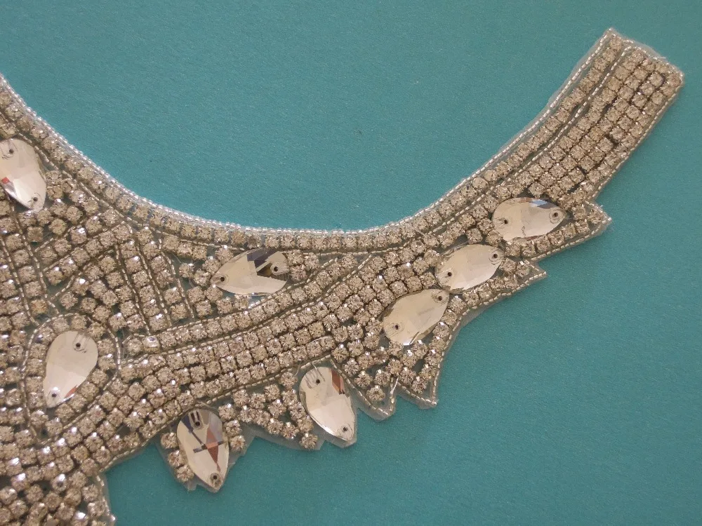 Отделка воротника для платья WDD0308 | Дом и сад