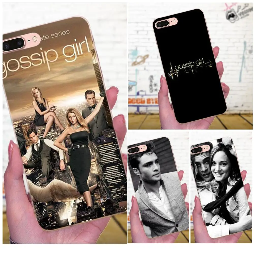 Мягкий чехол для телефона Gossip Girl Blair и Chuck Galaxy A3 A5 A7 On5 On7 2015 2016 2017 Grand Alpha G850 Core2 Prime S2