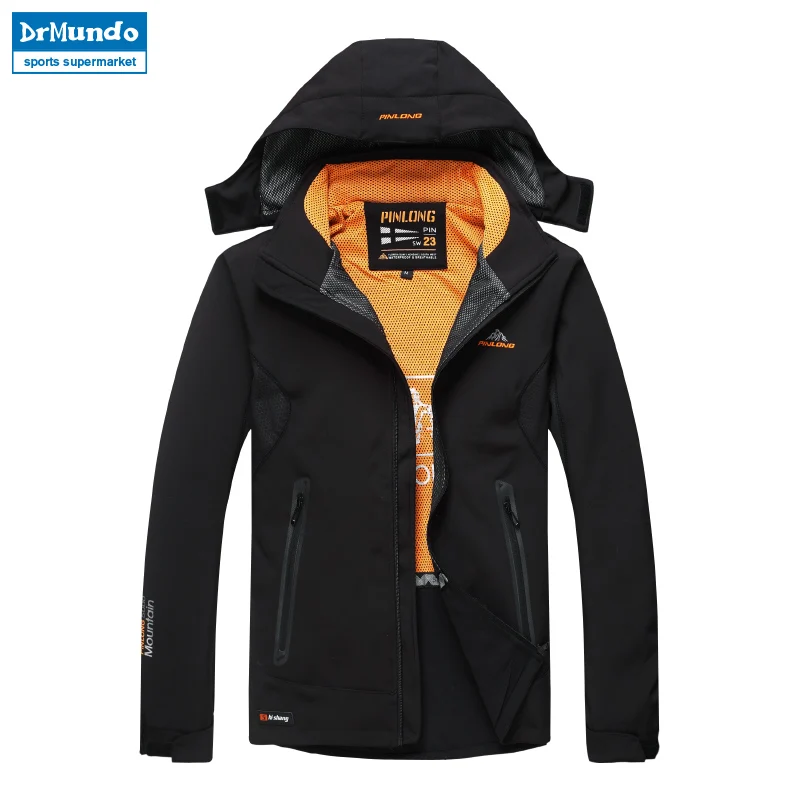 Уличная походная куртка Windstopper софтшелл флисовая пальто Мужская