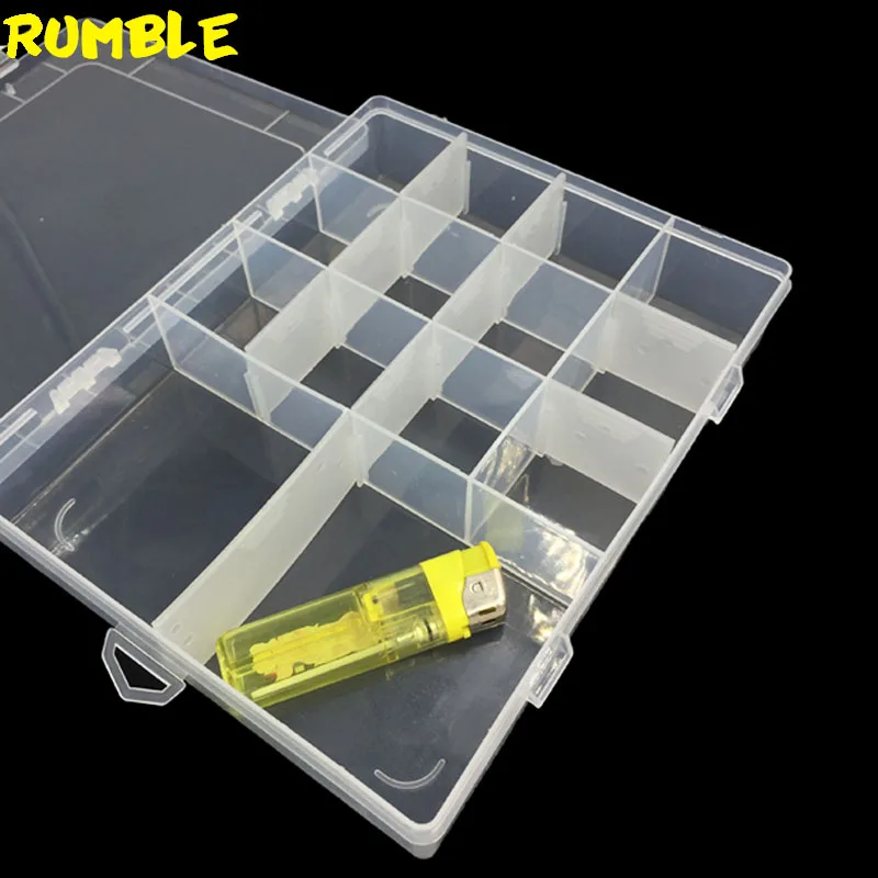 14 сеток DIY ящик для инструментов портативные практичные электронные компоненты
