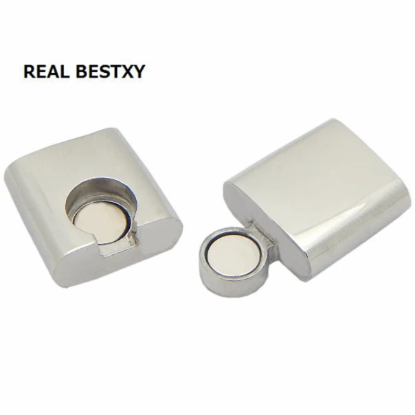 REAL BESTXY 10 шт./лот 316L нержавеющая сталь магнитные застежки прямоугольные для