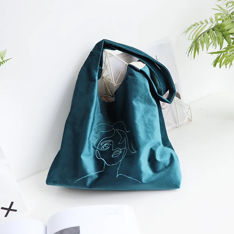 Youda оригинальный новый модный стиль японские бархатные Наплечные сумки с