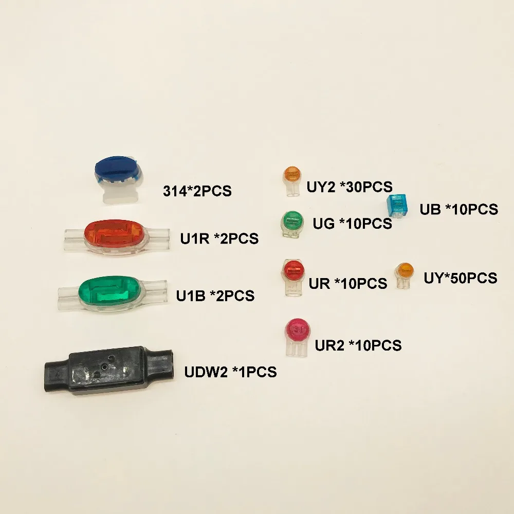 127 шт. 10 в 1 UY/UY2/UR/UR2/UB/UG/U1B/U1R/UDW2/314 соединитель телекоммуникационного кабеля