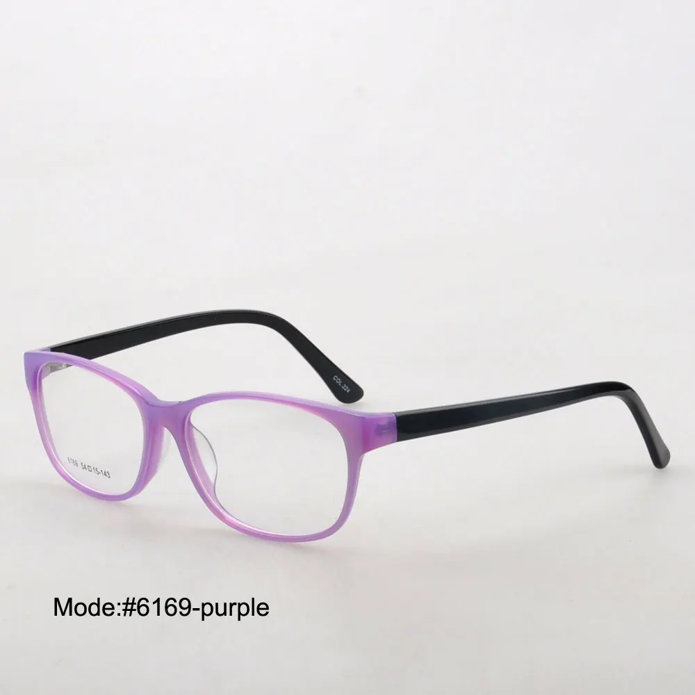 Ацетат очки кадр полный обод для Для женщин по рецепту оправы 6169|prescription spectacles|full