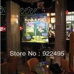 Бесплатная Доставка! Темно-серый цвет задний проекционный экран/фольга/пленка