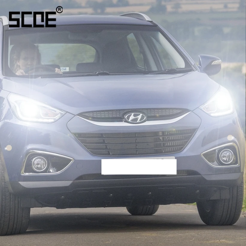 Для hyundai ix35 ix55 Santa Fe Sonata Veloster SCOE 2 шт. супер галогенная лампа дальнего света