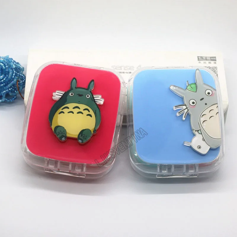 LIUSVENTINA DIY акриловый милый портативный чехол для контактных линз с котом Тоторо