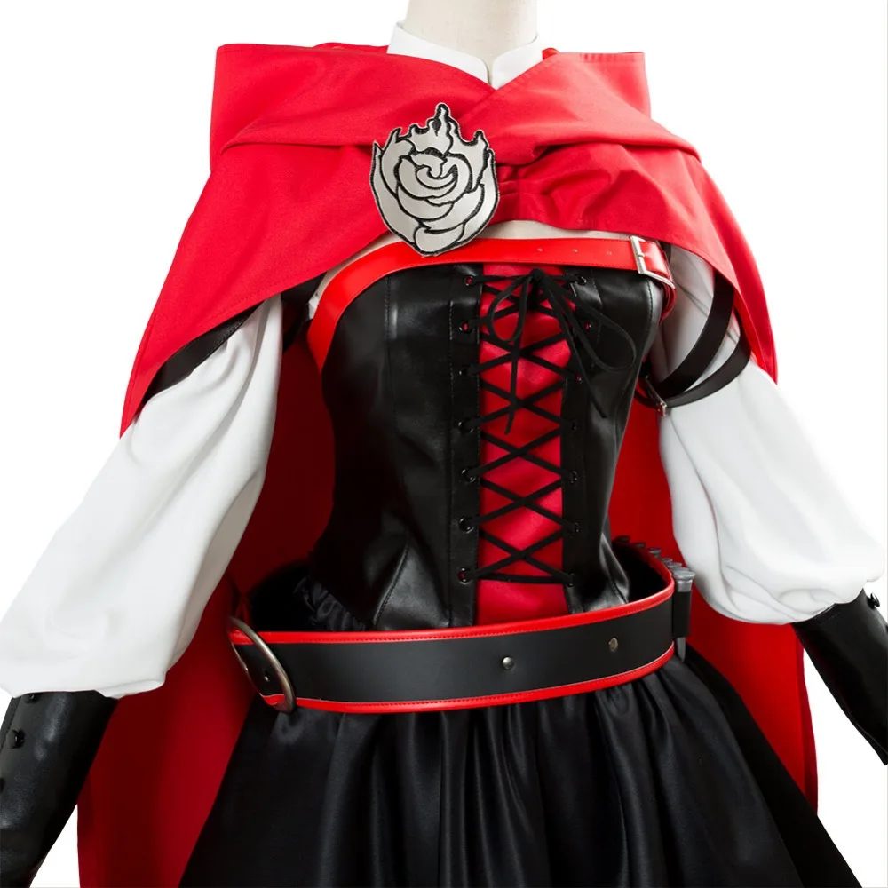 RWBY, 3 сезона, костюм бэтлера, Рубиновая Роза, маскарадный костюм, платье на Хэллоуин, униформа, костюм для взрослых женщин, карнавальные костюмы на Хэллоуин