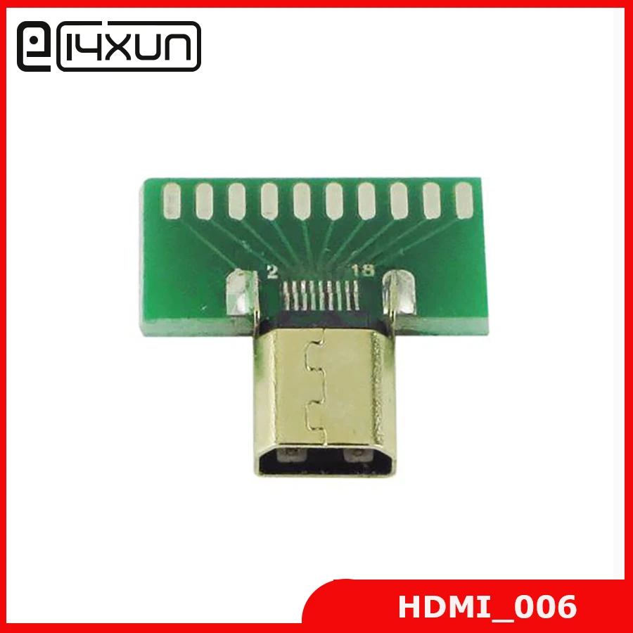 5 шт./лот тестер типа D с разъемом Micro HDMI и платой PCB|female connector|female hdmi connectorfemale female |