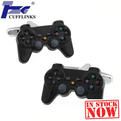 Черная запонка-геймпад 2 пары бесплатная доставка акция | Украшения и аксессуары