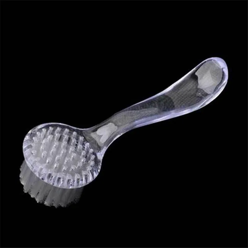 1 шт. пластиковая Профессиональная щетка для очистки ногтей от пыли с крышкой