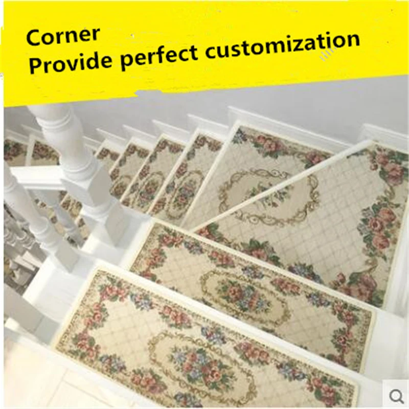 Европейский коврик для лестницы Деревянный мат самоклеящийся нескользящий