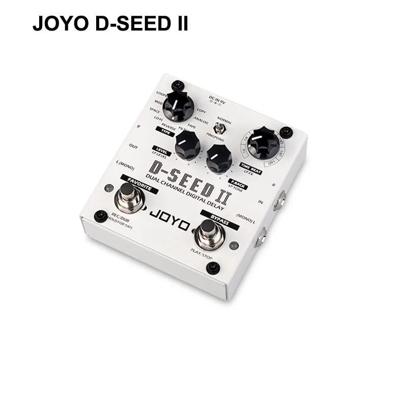 JOYO D SEED II задержка гитарный эффект педаль дилэй гитара ra stompbox двухканальный