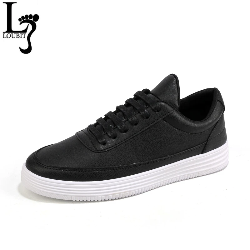Men PU Shoes Fashion Men's Casual Flats Autumn Sneakers Hombre Deportiva Classic Street Leisure | Обувь