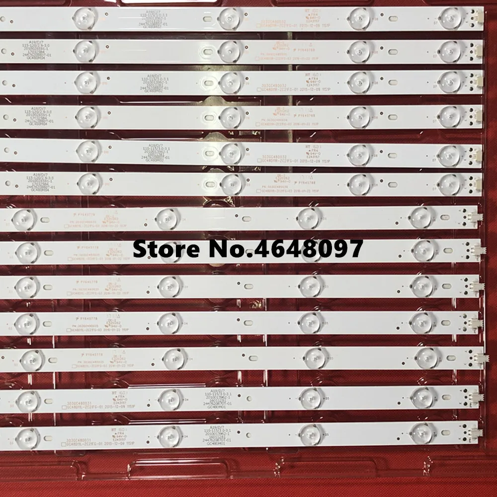 Светодиодный подсветка полосы 11 лампа для P hi ip s 48 &quotТВ BOEI480WU1 48PFF5081/T3 GC480M03 GC480M04