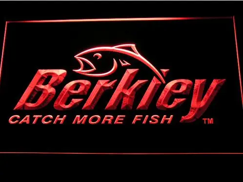 Berkley Рыбалка Логотип Бар Пиво Паб Клуб 3d вывески светодиодный ная неоновая