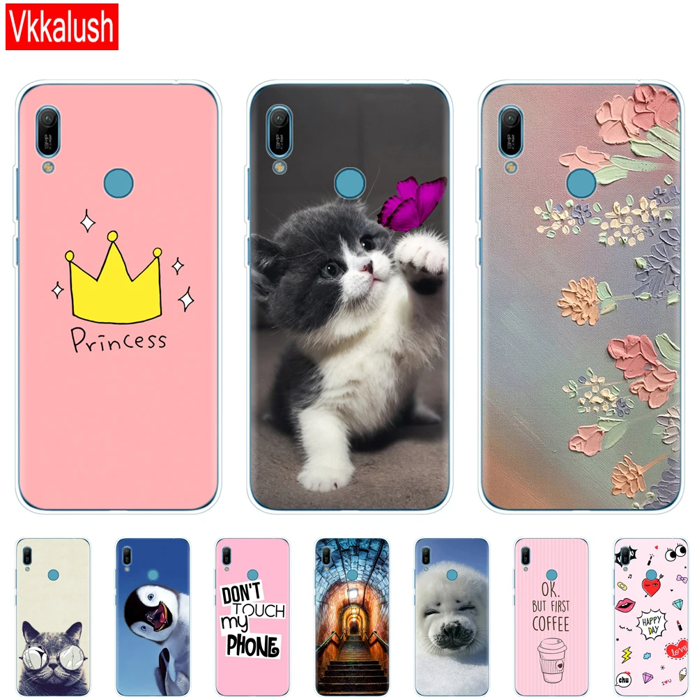 Мягкий чехол для телефона чехол для huawei Y6 чехол силиконовый чехол для телефона из ТПУ по huawei Y6 MRD-LX1 MRD-LX1F Y 6 Pro Y6 Prime