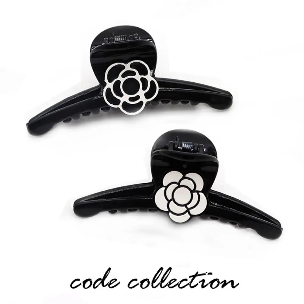 Заколка для волос в виде цветов камелии Винтажная заколка с кристаллами конского