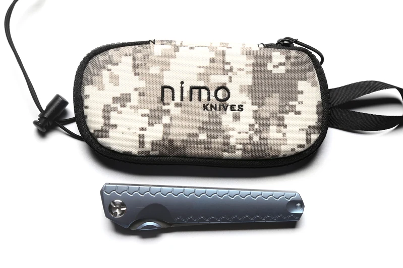 Тактический складной нож nimo koi M390 с шарикоподшипником титановая ручка карманные