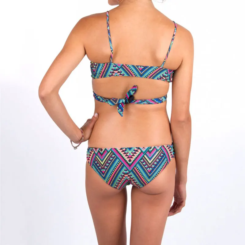 M &amp 2017 женское бикини с перекрестным бандо Maillot De Dain женский купальный костюм для