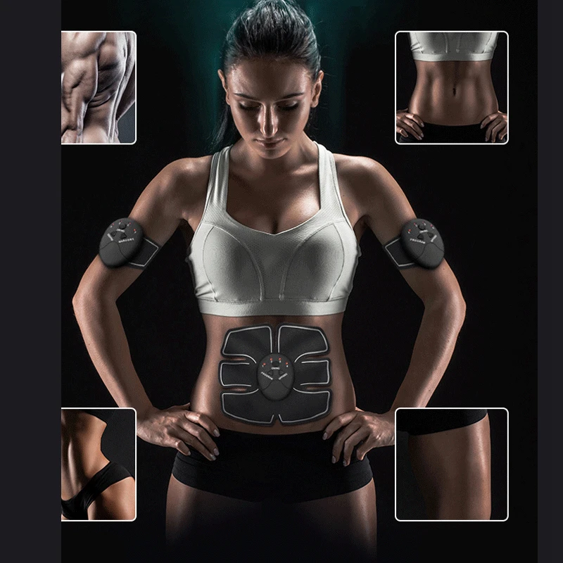 

Fitness Abdominal Muscle Trainer Smart Stimulator Training Gear Abdominal Exerciser Toning Belt Battery Abs Fit High Quality