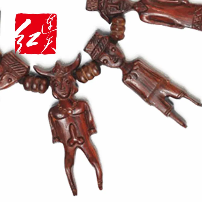 Laos Rosewood Модная бижутерия для девочек кулоны с мелким рисунком мальчиков и женщин