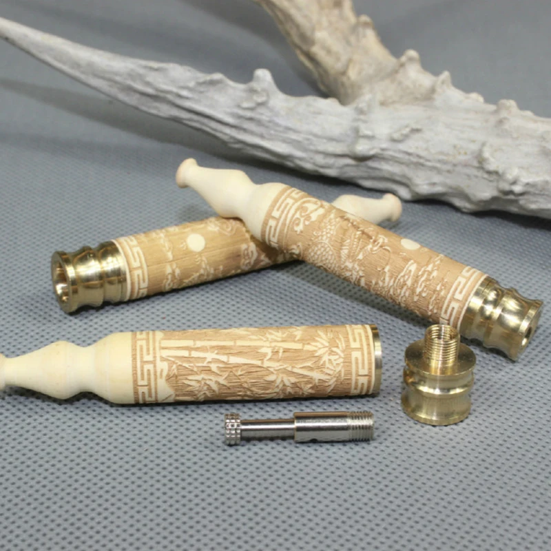 12 мм Пан Ян Дерева Прекрасно Круглый Рупор Деревянные Фильтр Петля Тип Мини